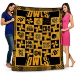 Kennesaw State Owls Helmet Heart Gold Quilt Blanket 1 kennesaw state owls helmet heart gold quilt blanket best selling