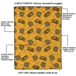 kennesaw state owls solid classic gold quilt blanket best selling