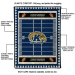 kent state golden flashes mickey player navy blue quilt blanket best selling