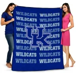 Kentucky Wildcats Bold Red Blue Quilt Blanket 1 kentucky wildcats bold red blue quilt blanket best selling