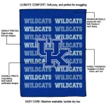 kentucky wildcats bold red blue quilt blanket best selling