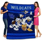 Kentucky Wildcats Disney Football Blue Quilt Blanket 1 kentucky wildcats disney football blue quilt blanket best selling