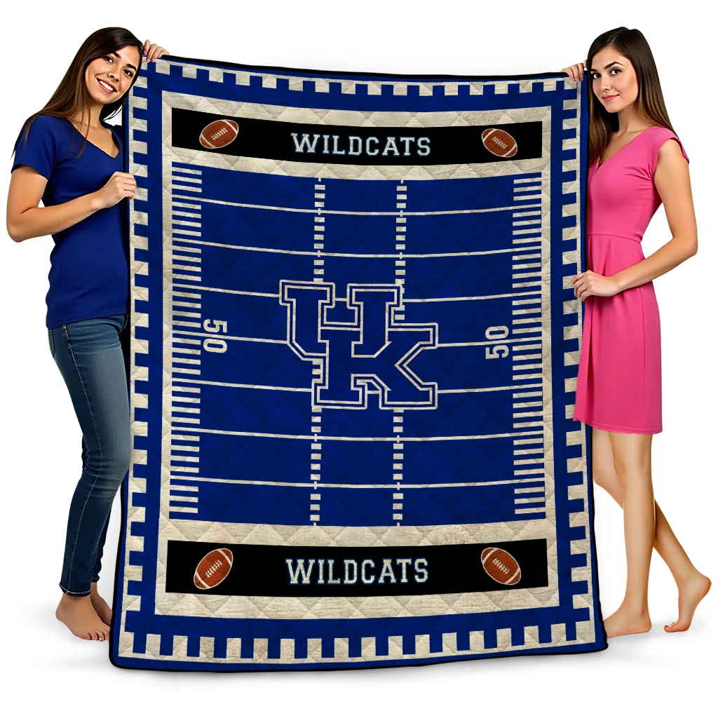 kentucky wildcats mickey player blue quilt blanket best selling kentucky wildcats mickey player blue quilt blanket best selling