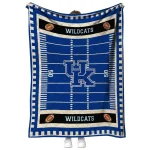 kentucky wildcats mickey player blue quilt blanket best selling