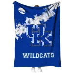 kentucky wildcats paint trail blue quilt blanket best selling