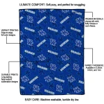 kentucky wildcats solid classic blue quilt blanket best selling