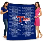 la tech bold red blue quilt blanket best selling