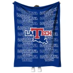 la tech bold red blue quilt blanket best selling