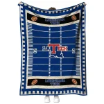 la tech mickey player blue quilt blanket best selling