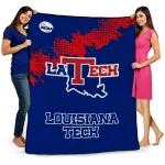 la tech paint trail blue quilt blanket best selling