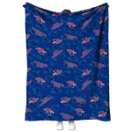 la tech solid classic blue quilt blanket best selling