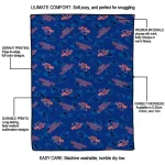 la tech solid classic blue quilt blanket best selling