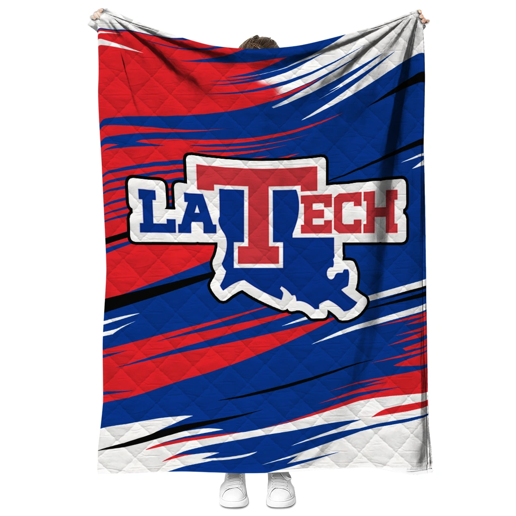 la tech wild lines blue white quilt blanket fashion forward la tech wild lines blue white quilt blanket fashion forward