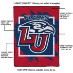liberty flames block border red quilt blanket best selling