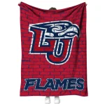 liberty flames brick grid red quilt blanket best selling