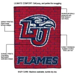 liberty flames brick grid red quilt blanket best selling