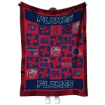 liberty flames helmet heart red quilt blanket best selling