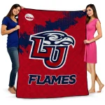 liberty flames paint trail red quilt blanket best selling