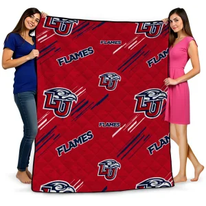 liberty flames sketch lines red quilt blanket best selling