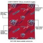 liberty flames sketch lines red quilt blanket best selling