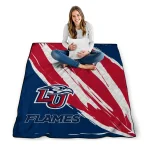 liberty flames stroke art red white quilt blanket best selling