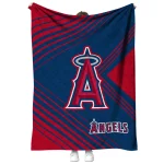 los angeles angels arrow layers blue quilt blanket best selling