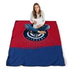 los angeles clippers dot illusion red quilt blanket best selling