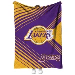 los angeles lakers arrow layers purple quilt blanket best selling