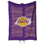 los angeles lakers bold red purple quilt blanket best selling