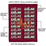 louisiana monroe warhawks bold red quilt blanket best selling