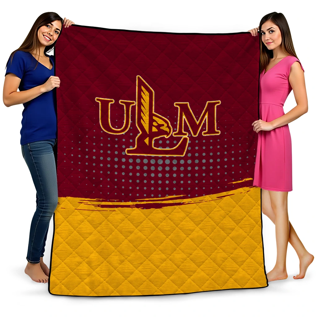 louisiana monroe warhawks dot illusion red quilt blanket best selling louisiana monroe warhawks dot illusion red quilt blanket best selling