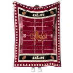 louisiana monroe warhawks mickey player red quilt blanket best selling