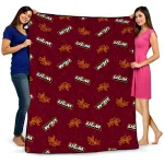 Louisiana-Monroe Warhawks Solid Classic Red Quilt Blanket 1 louisiana monroe warhawks solid classic red quilt blanket best selling