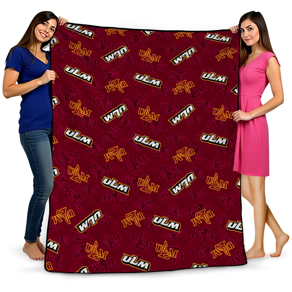louisiana monroe warhawks solid classic red quilt blanket best selling louisiana monroe warhawks solid classic red quilt blanket best selling