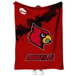 louisville cardinals paint trail red quilt blanket best selling