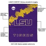 lsu tigers paint trail purple quilt blanket best selling