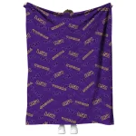 lsu tigers solid classic purple quilt blanket best selling