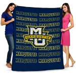 marquette golden eagles bold red blue quilt blanket best selling