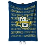 marquette golden eagles bold red blue quilt blanket best selling