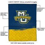 marquette golden eagles dot illusion blue quilt blanket best selling