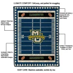 marquette golden eagles mickey player blue quilt blanket best selling