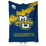marquette golden eagles paint trail blue quilt blanket best selling