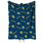 marquette golden eagles solid classic blue quilt blanket best selling