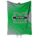 marshall thundering herd arrow layers green quilt blanket best selling