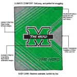 marshall thundering herd arrow layers green quilt blanket best selling