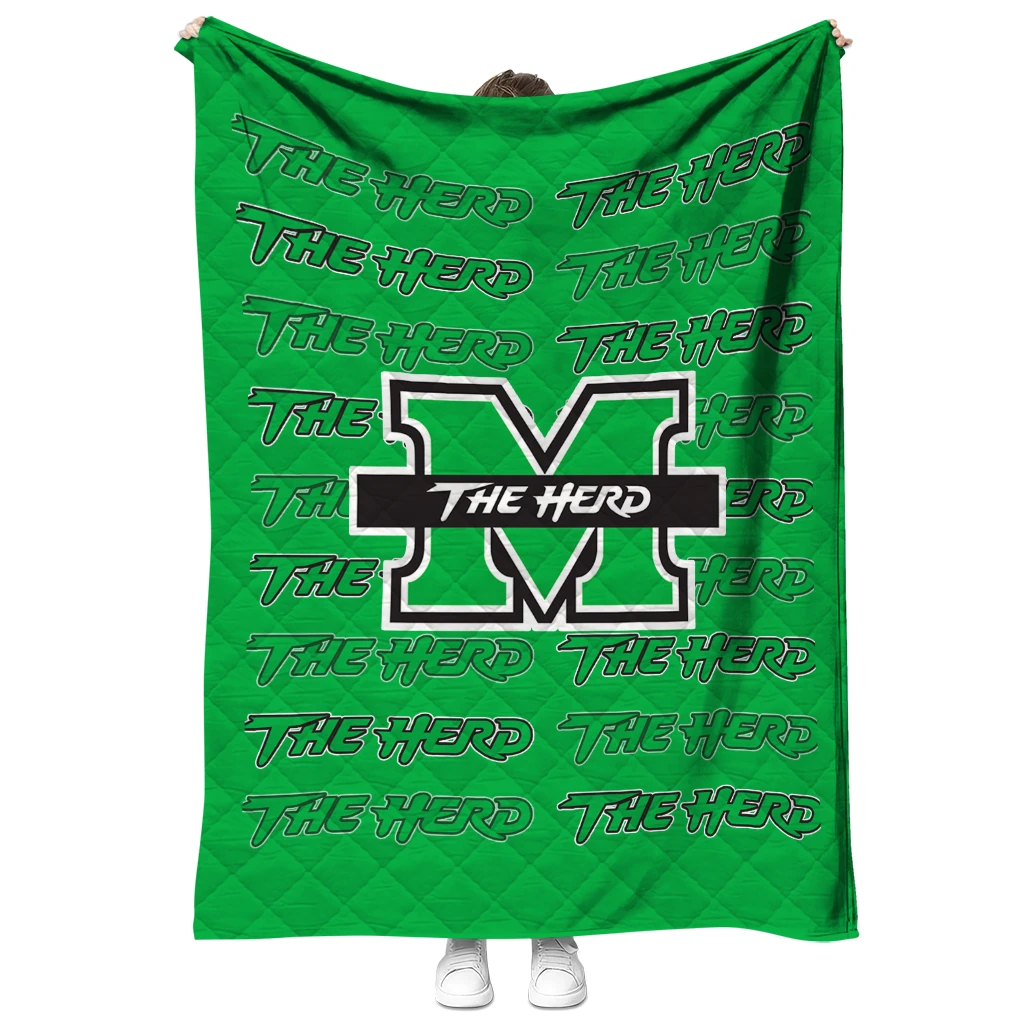 marshall thundering herd bold red green quilt blanket fashion forward marshall thundering herd bold red green quilt blanket fashion forward