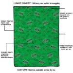 marshall thundering herd solid classic green quilt blanket best selling