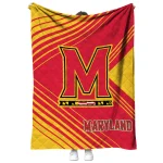 maryland terrapins arrow layers red quilt blanket best selling