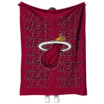miami heat bold red quilt blanket best selling