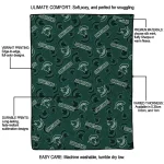 michigan state spartans solid classic green quilt blanket best selling
